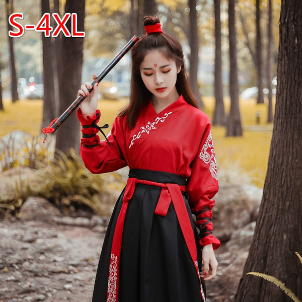 Traditional Ancient Chinese Costume Woman Tang Dynasty Dress Fairy Hanfu Cosplay