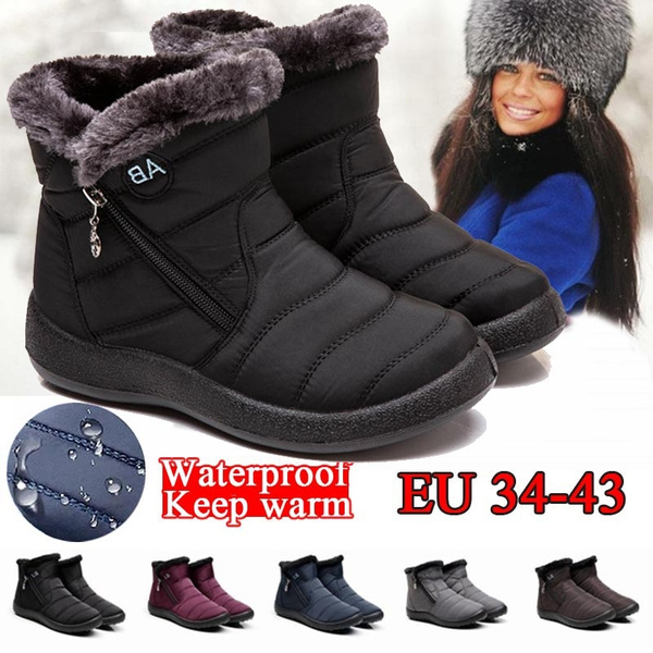 waterproof non slip womens boots