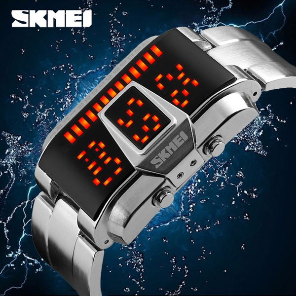 SKMEI Fashion Brand Men Digital Watches Casual Sports Watch LED Display