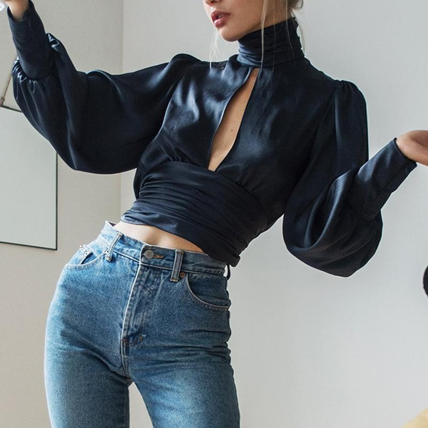 Women Fashion Casual Keyhole Backless 