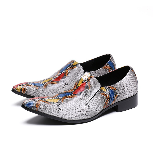 Genuine on sale snakeskin shoes