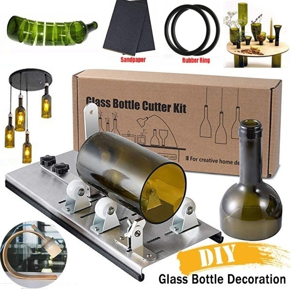 Wine Beer Glass Bottle Cutter Tool Professional Bottles Cutting Glass Bottle -cutter DIY Cuting Machine 2-11mm DIY Recycle Cutting Tool Kit