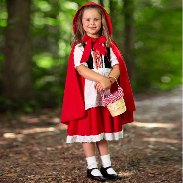 Little red riding deals hood fancy dress childrens