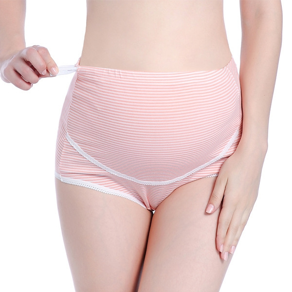 Plus Size Adjustable Pregnant Women Panties High Waist Mother Support  Underwear Briefs Pregnancy Short Pants