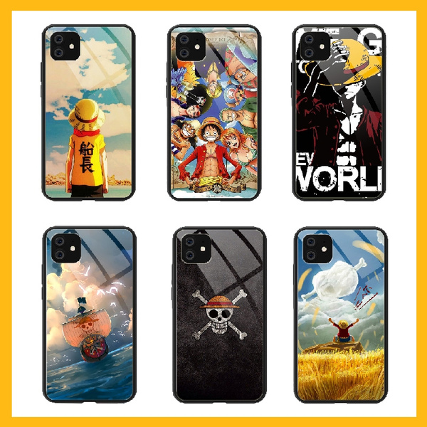 Case For Iphone11 Glass Back Cover Case One Piece Luffy Case For Iphone11pro Max Wish