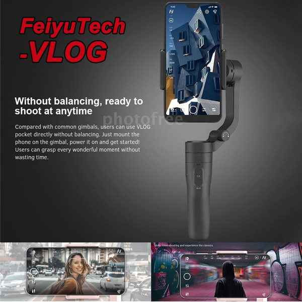 FeiyuTech VLOG Pocket 3-Axis Handheld Smartphone Gimbal Stabilizer