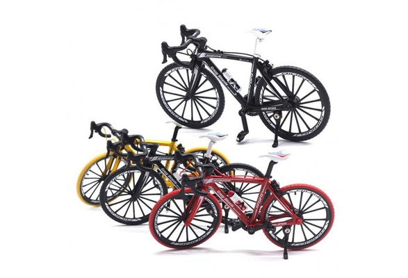 1/10 Alloy Bike Model Simulated Racing Bicycle Model Decoration Gift Black 