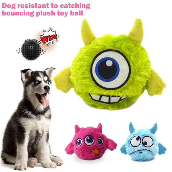 Crazy Dog, Dog, Crazy Dog Bumble Ball Motorized Fun Dog Pet Toy 5 Blue  New