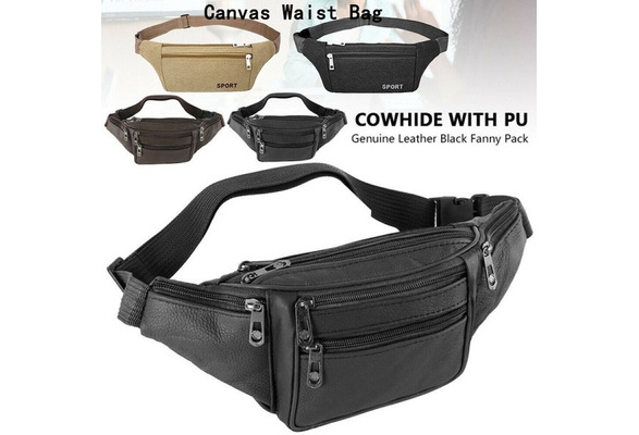 canvas fanny pack