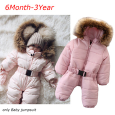 Baby, hooded, Winter, cottonpaddedjacket