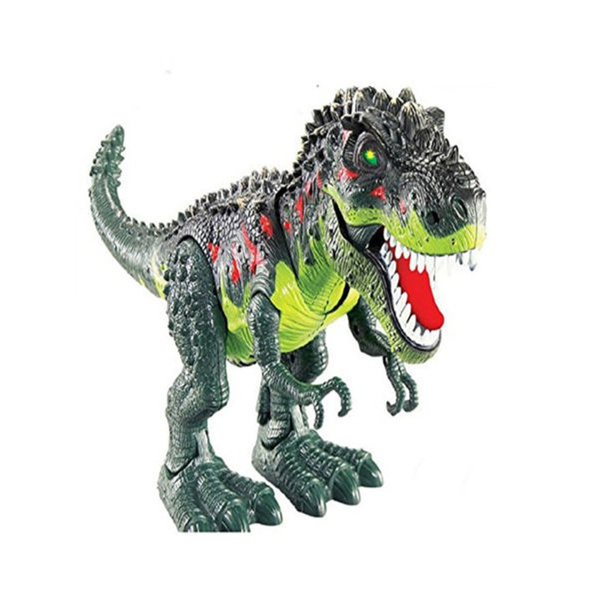 Kids Toy Walking T-Rex Dinosaur Toy Figure With Lights & Sounds Real Movement U 