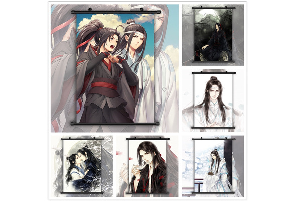 Japanese, Anime Collectibles & Art yibo the untamed Grandmaster of Demonic  Cultivation Anime Poster Wall Scroll 
