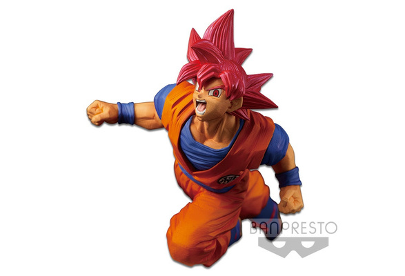 Boneco Dragon Ball Super Goku Super Saiyajin God Goku FES Banpresto