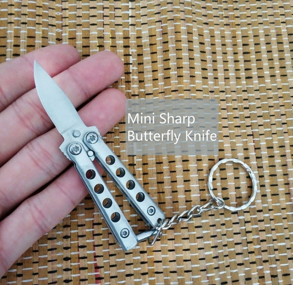 High Quality Mini Keychain Pocket Folding Pocket Outdoor Self-defense Knive Sharp Small Knife