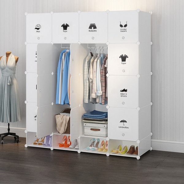 Large Clothes Bar Storage Cabinet