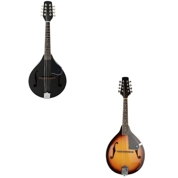 Sunset 8 Strings Elegant Cambered Wood Acoustic Mandolin Folk World 