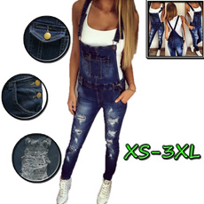 Jeans, Women Rompers, Fashion, Elastic