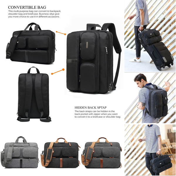 Messenger bag best sale converts to backpack