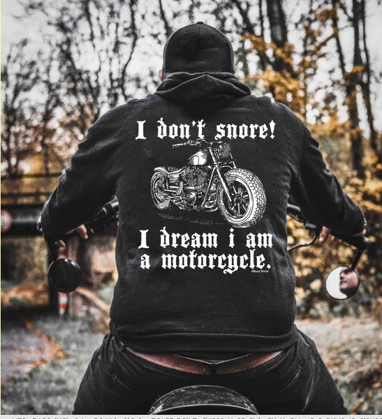 Motorcycle hoodies funny sale