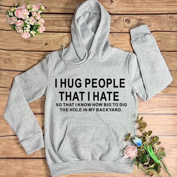 Casual Pullover Hoodies for Women Girls Funny Sweatshirt Wish