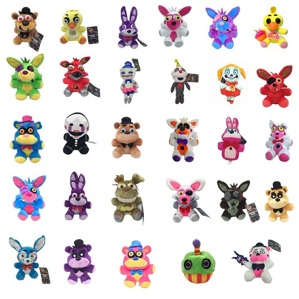 25cm Five Nights At Freddy's 4 FNAF Freddy Fazbear Bear Plush Doll Staffed  Toys