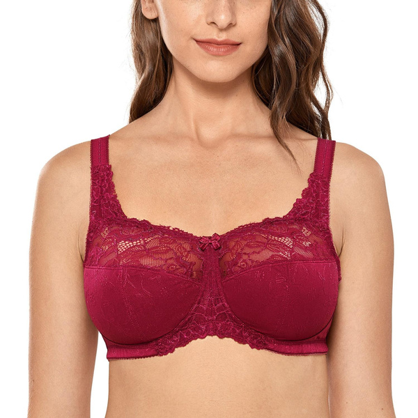 Unlined Bras: Wireless, Lace, Sheer With Matching Panties