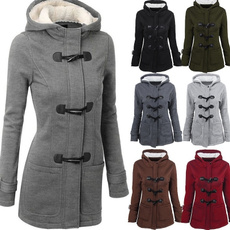 thickwarmcoat, woolen coat, Plus Size, Winter