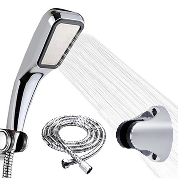 Water Saving Bathroom ABS Shower Head Set Shower Holder Shower Hose Handheld 