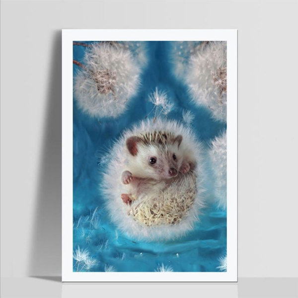 Dandelion Hedgehog 5D Full Drill DIY Diamond Painting Cross Stitch Decor Dandelion Hedgehog 5D Full Drill DIY Diamond Painting Cross Stitch Decor