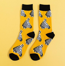 giraffe, Funny, Cotton Socks, Men's Fashion