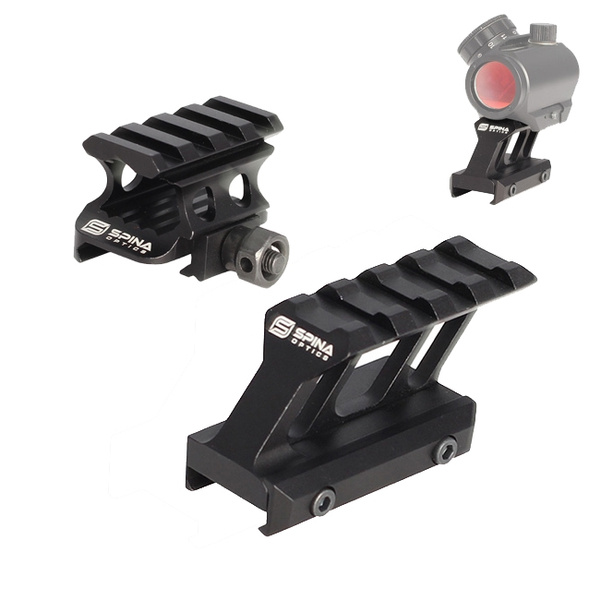 Picatinny Red Dot Sight Riser Mount with Quick Release