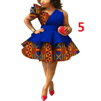 Wish Reseñas de clientes: Vestido sexy hasta la rodilla con estampado  africano de un hombro Vestido de verano para mujer Vestidos de novia de fiesta  Tallas grandes Ropa africana WY4213