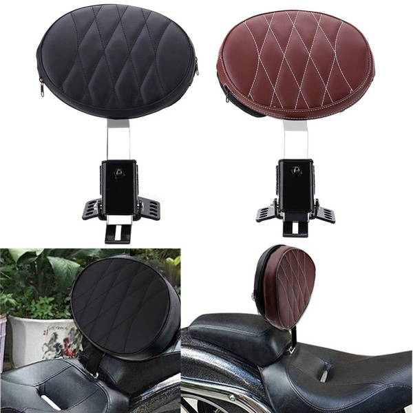 TAOUS71 PU Leather Driver Backrest Pad Mount Kit For Can-Am Spyder RT/RT-S 2010-2019