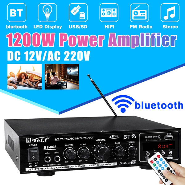 wireless bluetooth power amplifier system