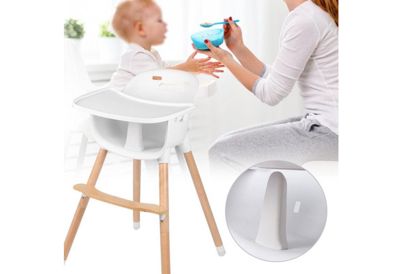 baby high chair wooden legs