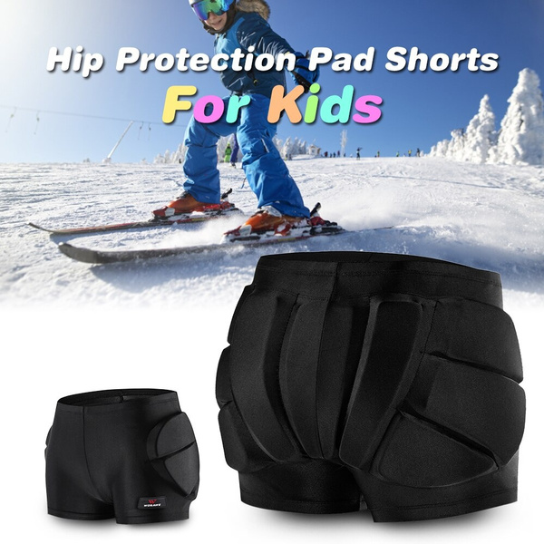 Outdoor Sports Skiing Shorts Hip Children EVA Paded Hip Butt Protection  Short Skating Hip Guard Pad Protective Padded for Kids