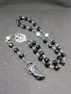 rosary, wicca, Glass, Bead