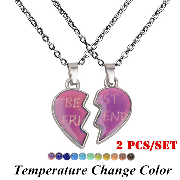 Amazon.com: Best Friends Dolphin Mood Necklace Set : Clothing, Shoes &  Jewelry