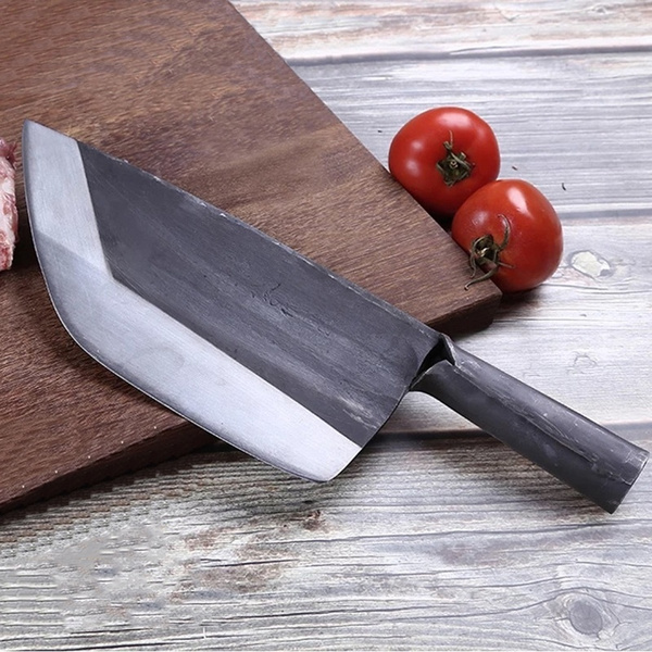 Handmade Forged Chinese Cleaver Chopping Butcher Chef's Knife