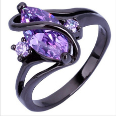 Cubic Zirconia, Fashion, wedding ring, 925 silver rings