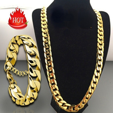 Moda masculina, Chain, gold, necklace charm