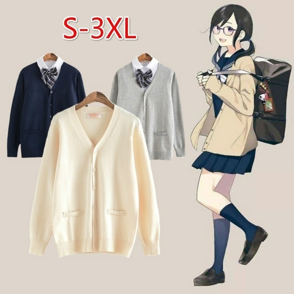 School JK Uniform Sweater Coat Anime Cosplay Costumes Cardigan Outerwear  Sweater 17 Colors Long-sleeved Knitting Coat For Girls - Price history &  Review | AliExpress Seller - Segreto Uniforms Store | Alitools.io