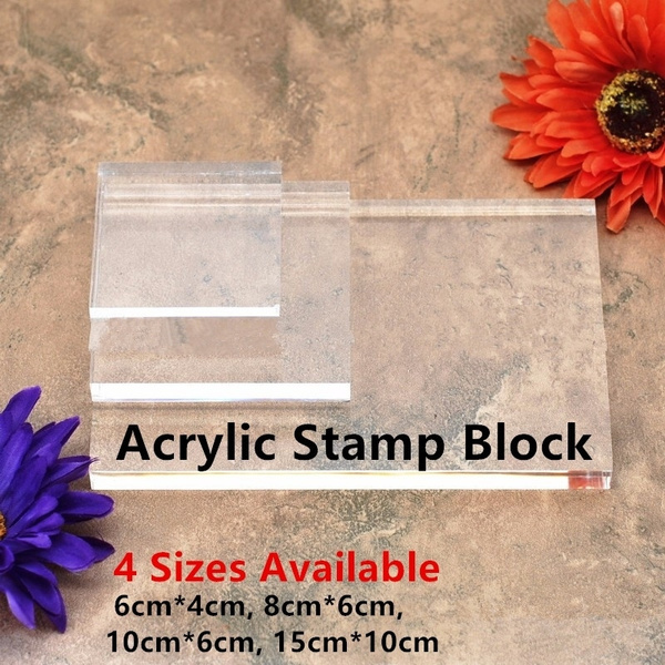 Acrylic Stamp Block-Large