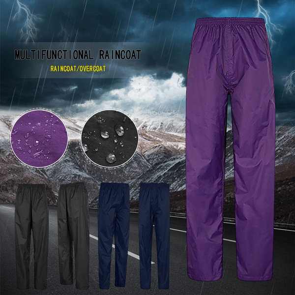 Womens Waterproof Breathable Rain Pants 