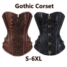 corset top, Women, Black Corset, Gothic corset