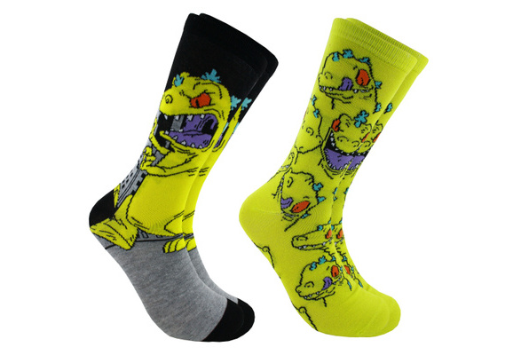 Calcetines Para Hombre Con Cola Embelle Hyp Rugrats Reptar Calcetines Para Hombre Con Cola Embelle Hyp Rugrats Reptar