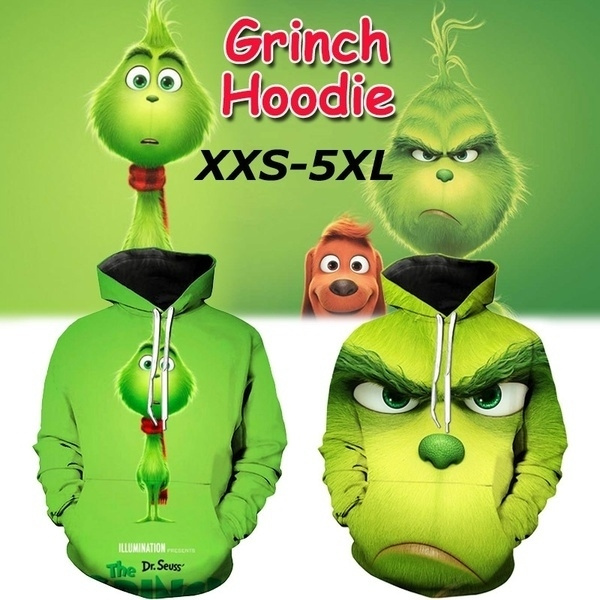 New Movie How The Grinch Stole Christmas Hoodies Men Funny Women