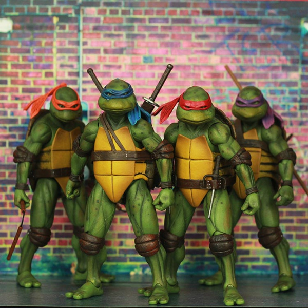 New Original NECA Exclusive Teenage Mutant Ninja Turtles 18cm/7