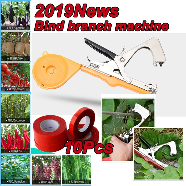 Details about   1 Set Plant Branch Tape Binding Machine Hand Tying Staples Vegetable Garden show original title 