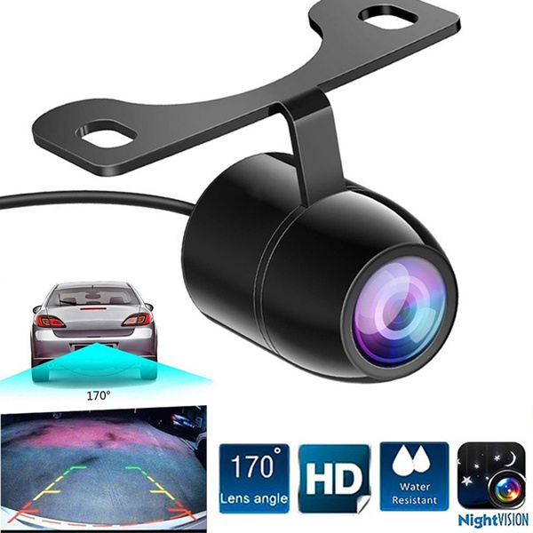 Waterproof Car Backup Camera 170 Degree Wide Angle Car Rear View Camera Night Vision Auto Reversing Camera for Auto Car Parking System Camera